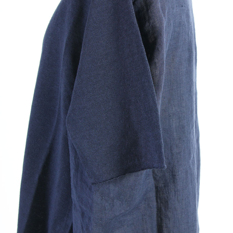 evameva(२) Botanical dye short sleeve pullover