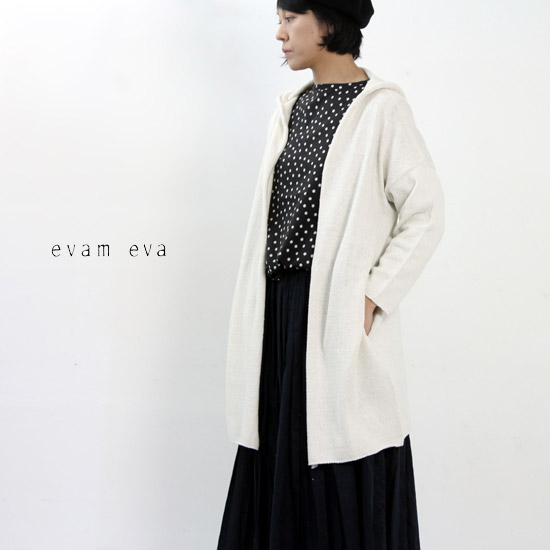 evameva(२) Soft cotton seamless hooded robe