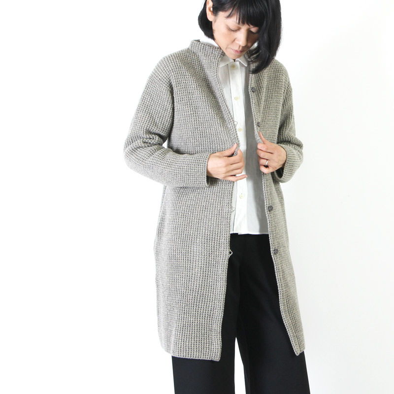 evameva(२) wool aze coat
