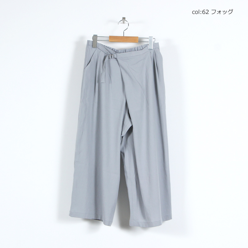 evameva(२) Cotton double cloth wrap pants