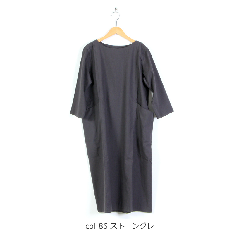 Evameva エヴァムエヴァ Cotton Silk Gather One Piece コットンシルク ギャザー ワンピース Evameva エヴァムエヴァ Cotton Silk Gather One Piece コットンシルク ギャザー ワンピース