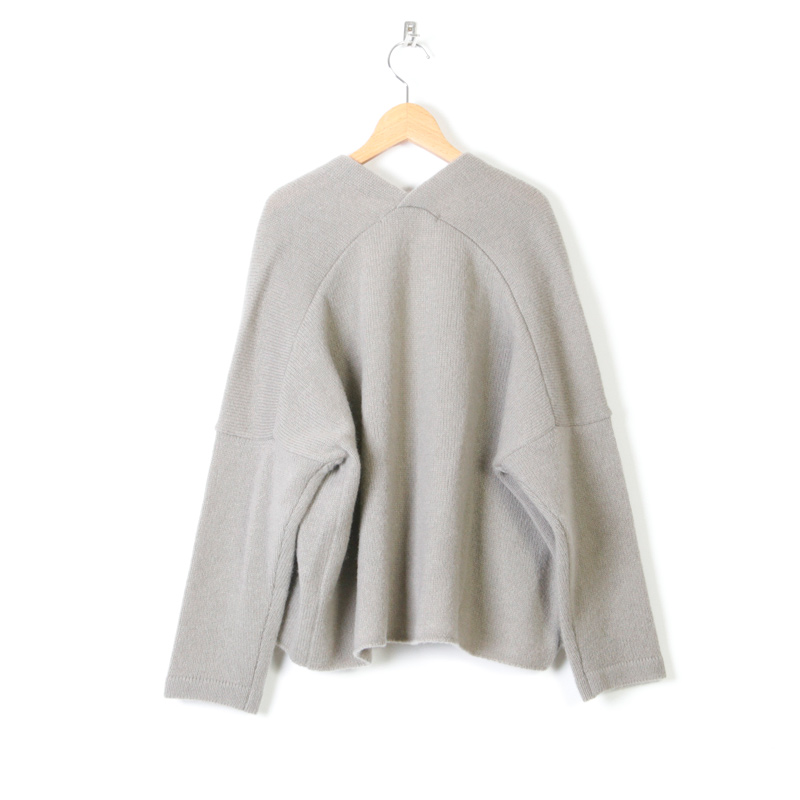 evameva (エヴァムエヴァ) Wool cashmere cardigan / ウールカシミア 