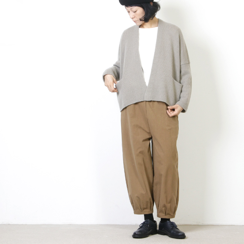 evameva (エヴァムエヴァ) Wool cashmere cardigan / ウール