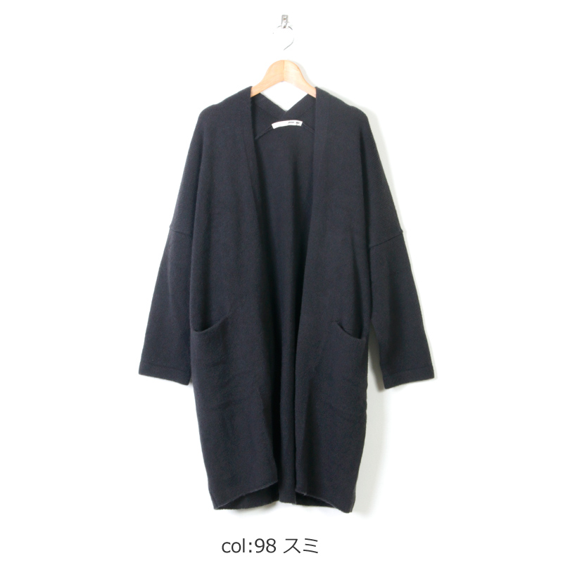 evameva (エヴァムエヴァ) Wool cachmere robe / ウールカシミア ローブ