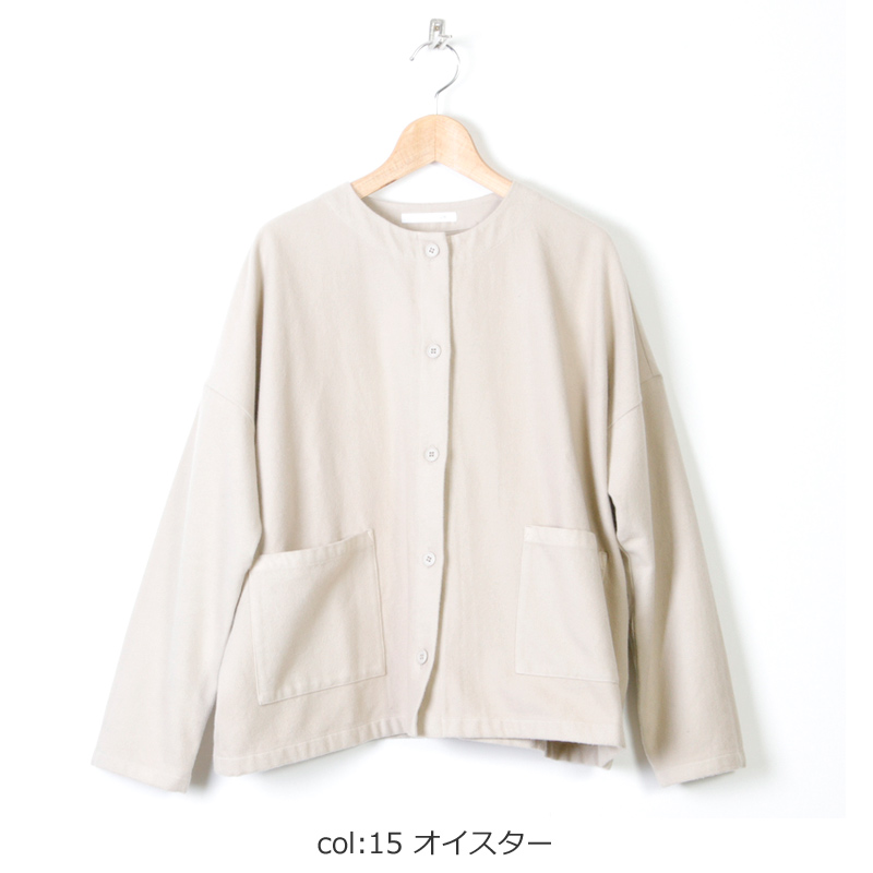 evameva(२) Flannel cotton square cardigan