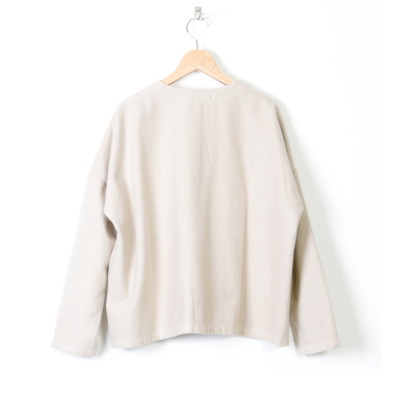 evameva(२) Flannel cotton square cardigan