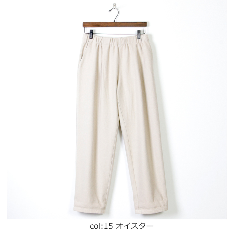 evameva(२) Flannel cotton straight easy pants