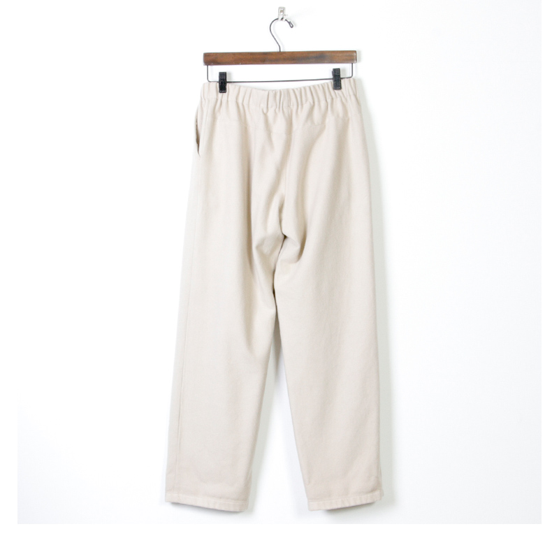 evameva (エヴァムエヴァ) Flannel cotton straight easy pants 
