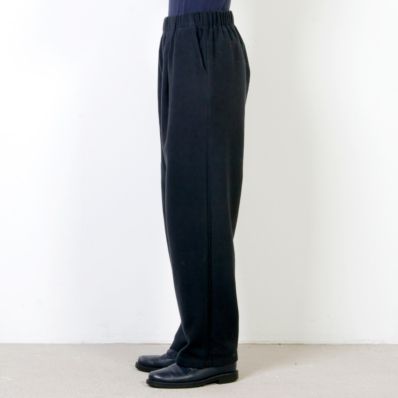 evameva (エヴァムエヴァ) Flannel cotton straight easy pants 