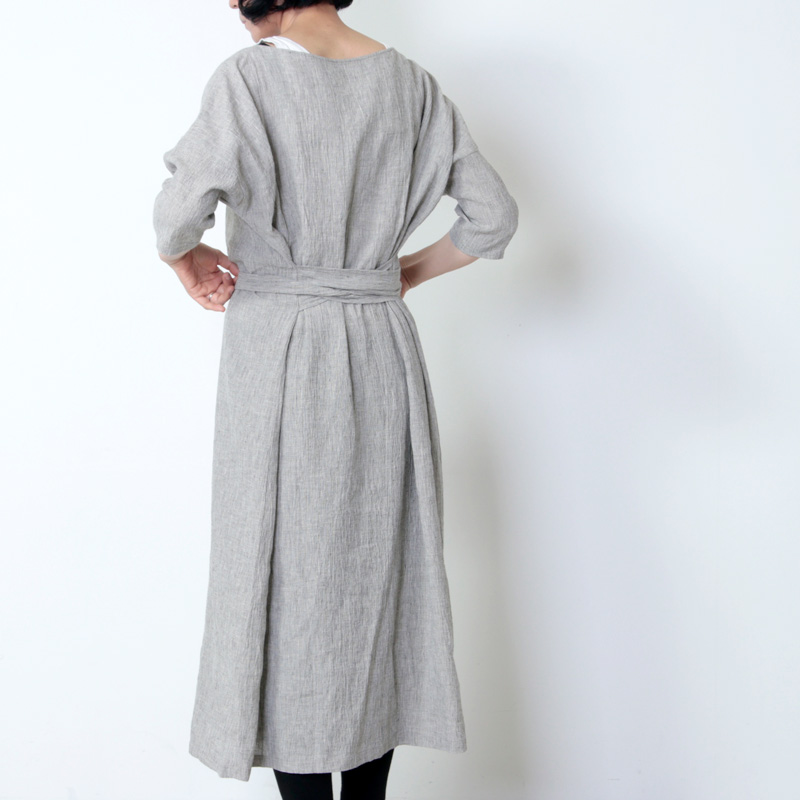 evameva(२) Cotton linen onepiece