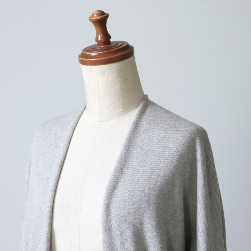 evameva (エヴァムエヴァ) cotton cashmere robe / コットンカシミヤローブ