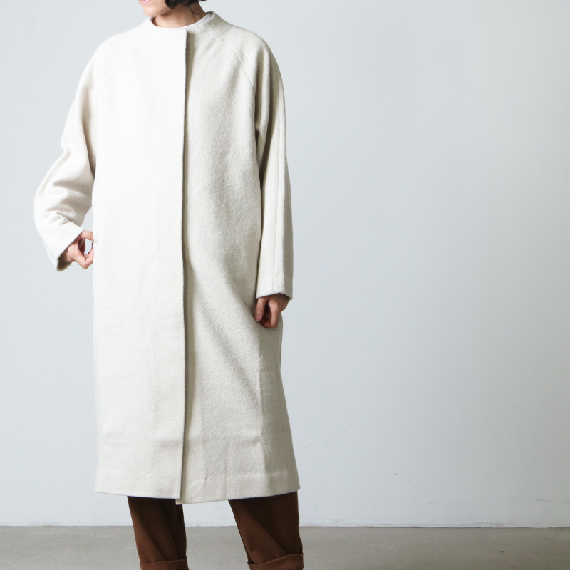 evameva(२) press wool coat