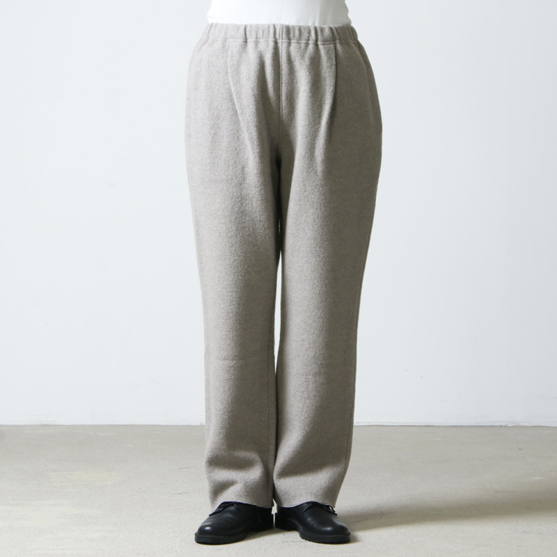 evam eva エヴァムエヴァ プレスウールパンツpresswoolpants