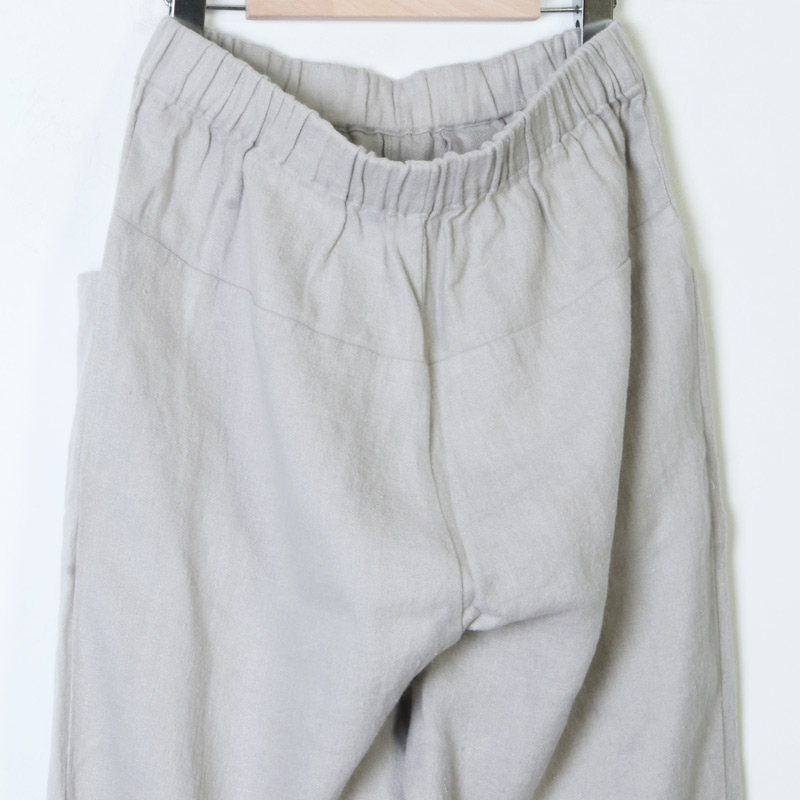 evameva (エヴァムエヴァ) linen tuck pants / リネンタックパンツ
