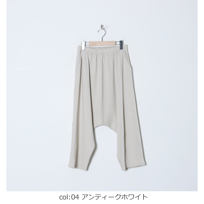 evameva (エヴァムエヴァ) cotton sarrouel pants / コットンサルエルパンツ