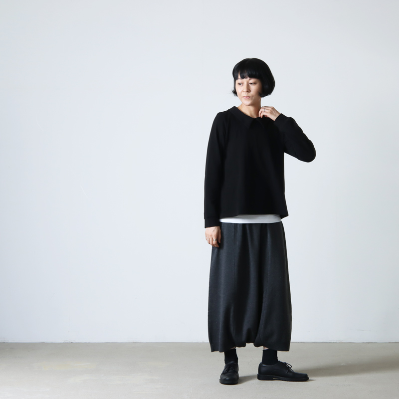 evameva (エヴァムエヴァ) wool sarrouel pants / ウールサルエルパンツ