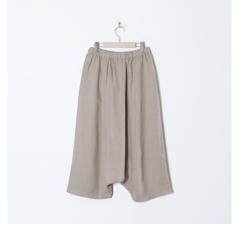 evameva (エヴァムエヴァ) linen sarrouel pants / リネン