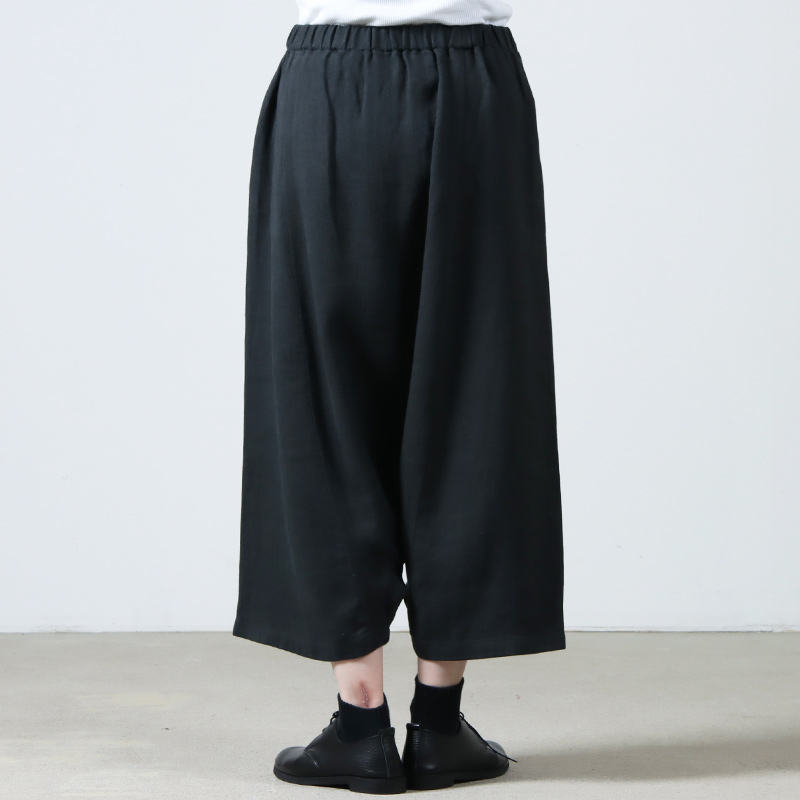 evameva (エヴァムエヴァ) linen sarrouel pants / リネン