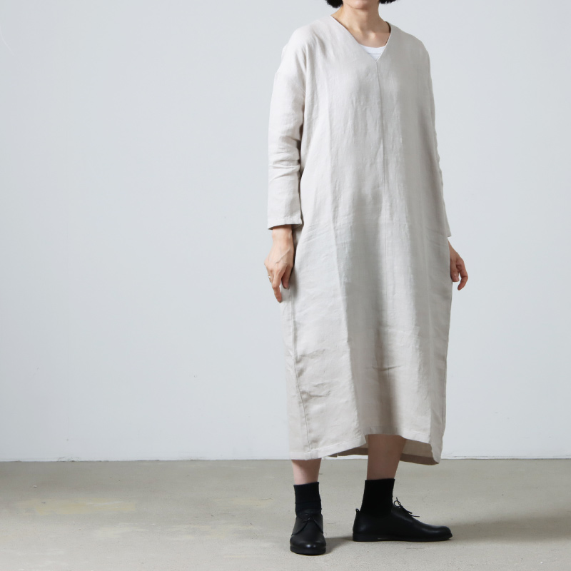 evameva (エヴァムエヴァ) linen one-piece / リネンワンピース