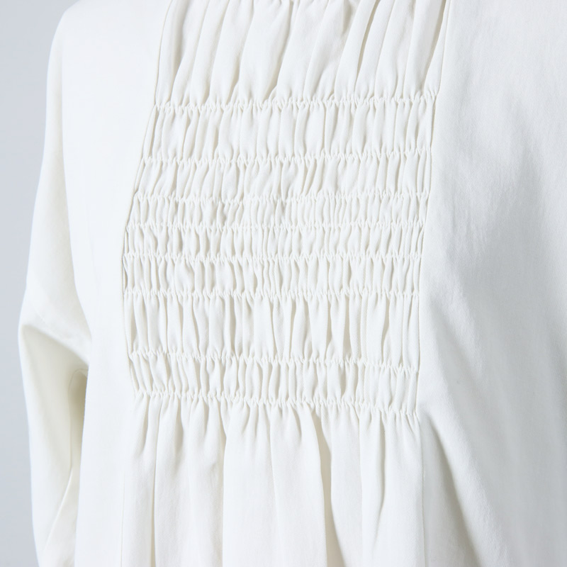evameva(२) shirring pullover