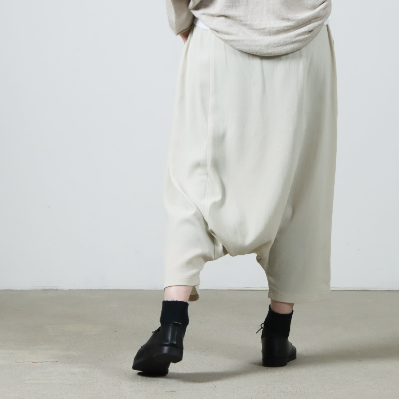 evameva (エヴァムエヴァ) cotton sarrouel pants / コットンサルエル 