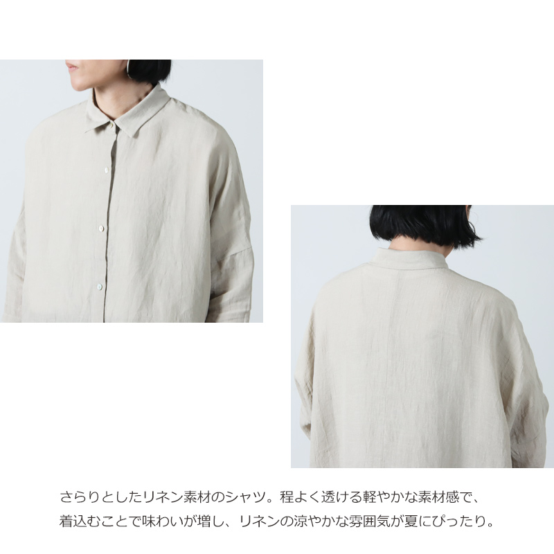 evameva(२) linen shirt