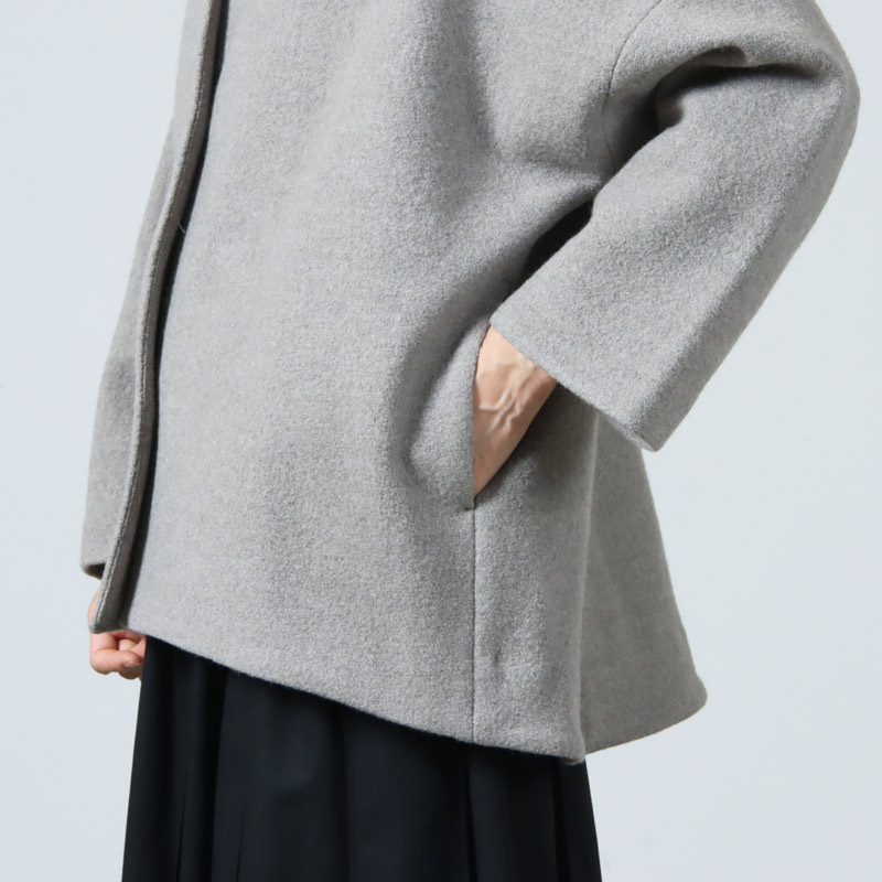 evameva(२) press wool short coat