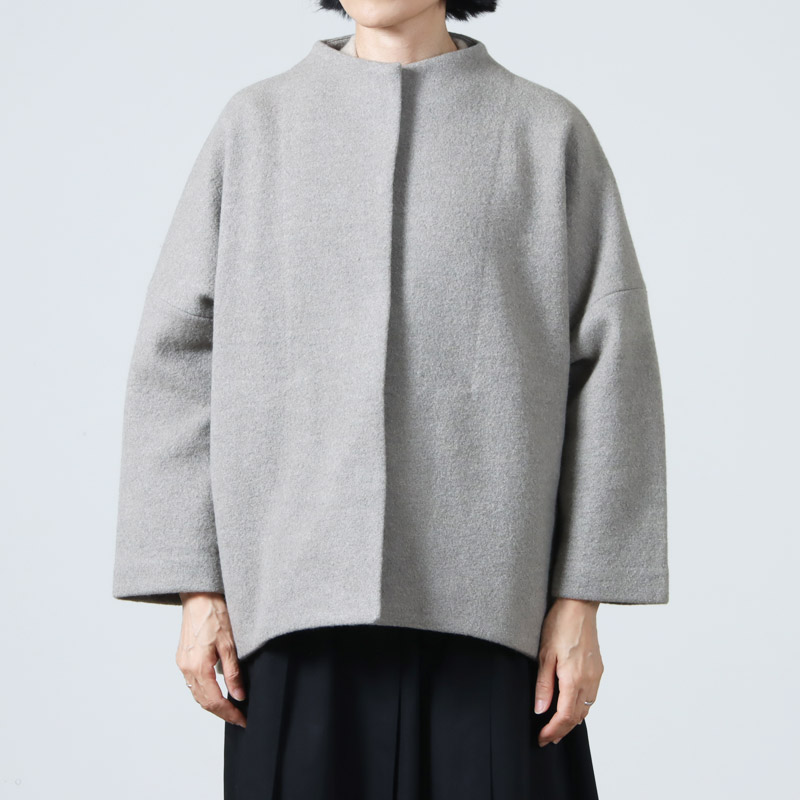 evameva(२) press wool short coat