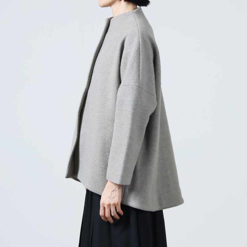 evameva(२) press wool short coat