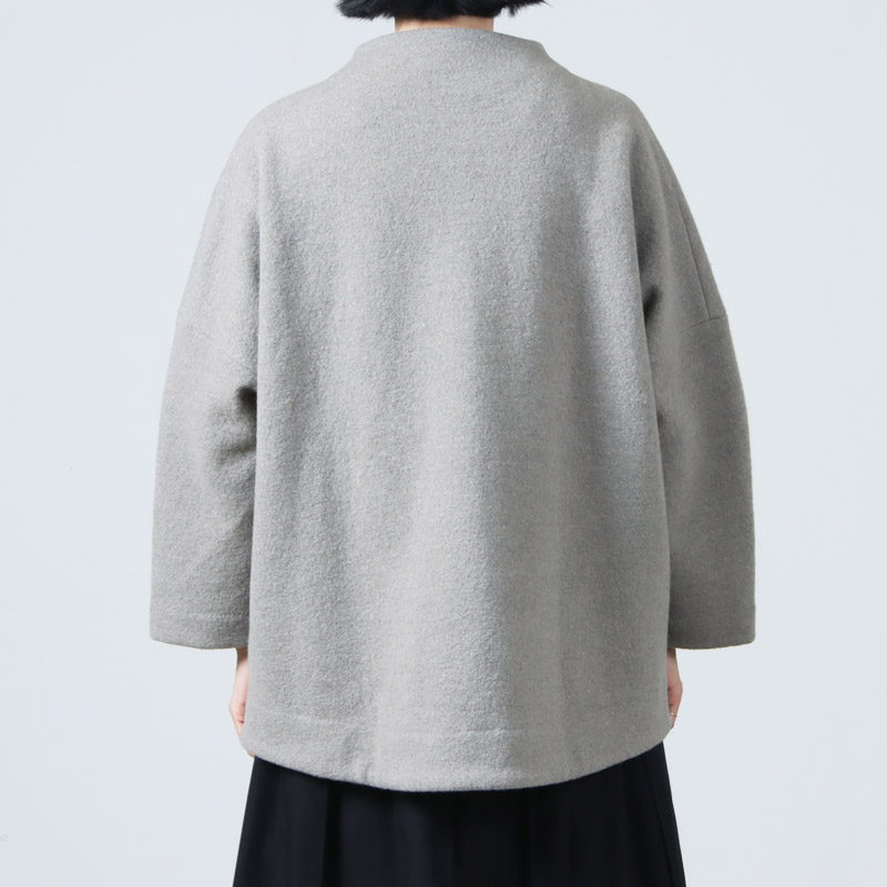 evameva(२) press wool short coat