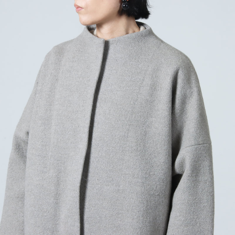 evameva(२) press wool short coat