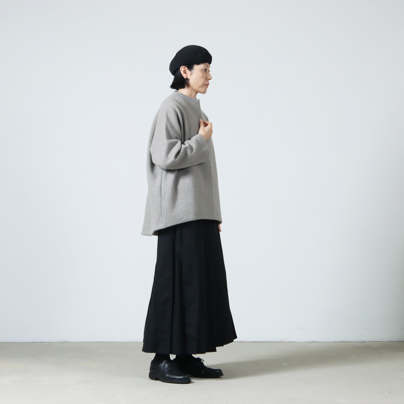 evameva(२) press wool short coat