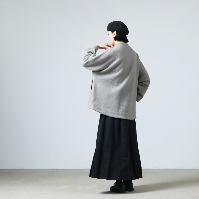 evameva(२) press wool short coat