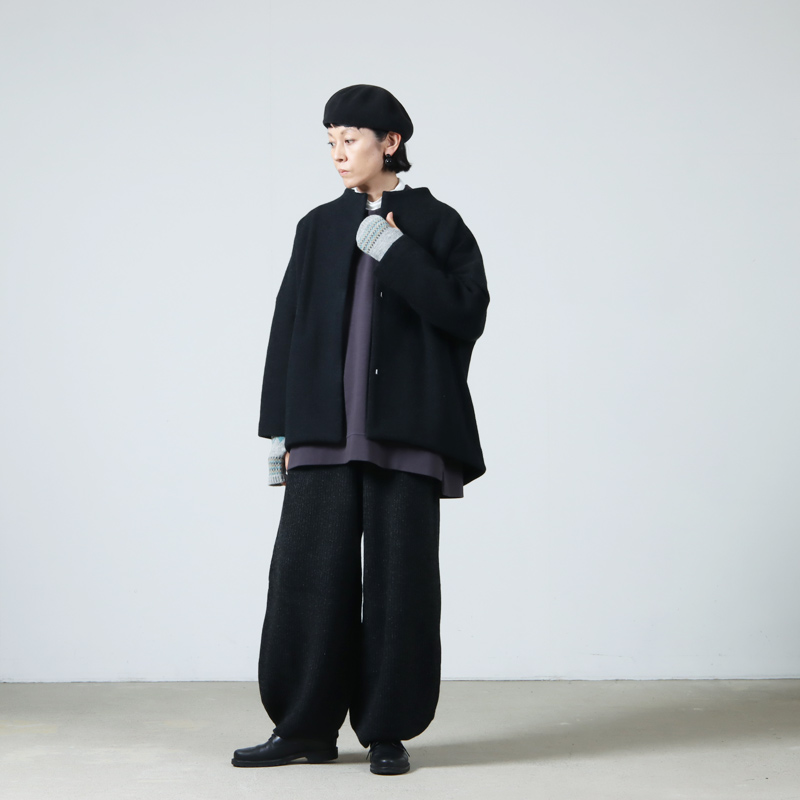 evameva(२) press wool short coat