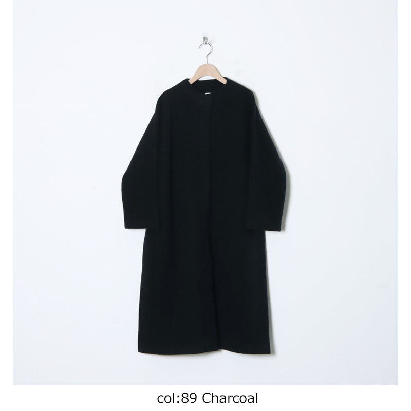 evameva(२) press wool long coat