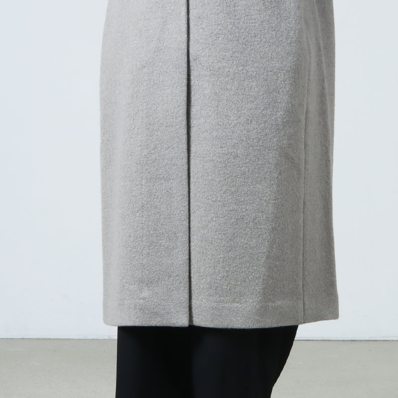 evameva(२) press wool long coat