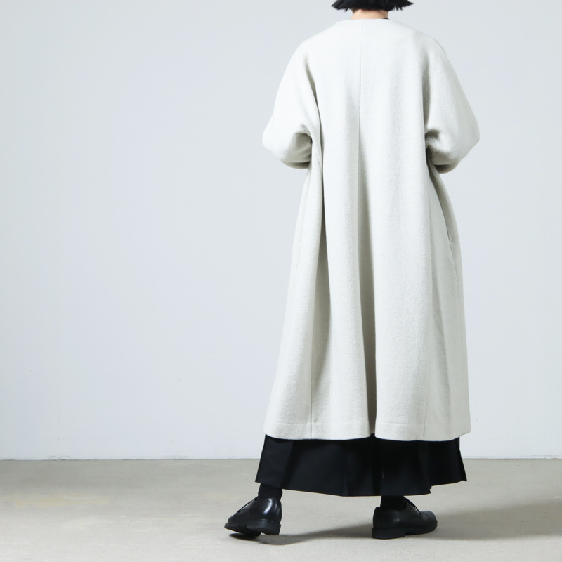 evameva(२) press wool long coat