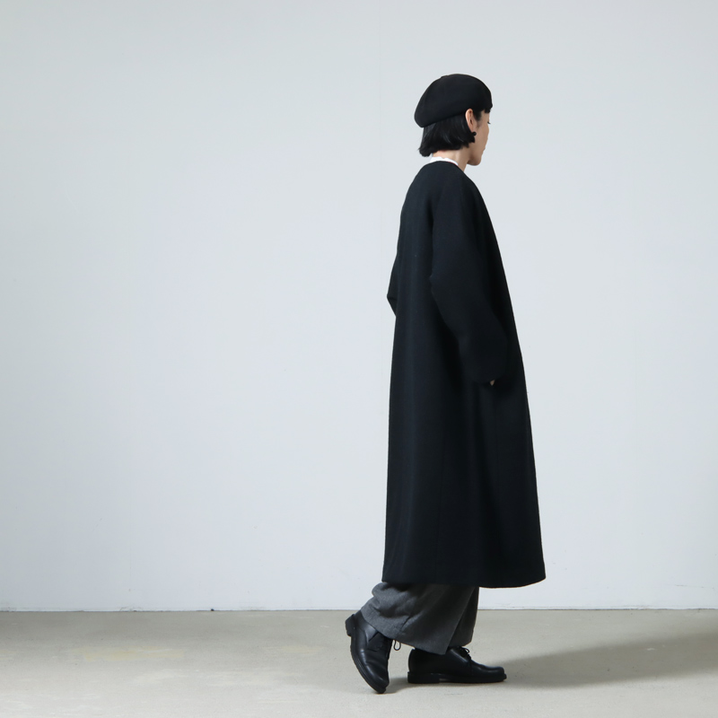 evameva(२) press wool long coat