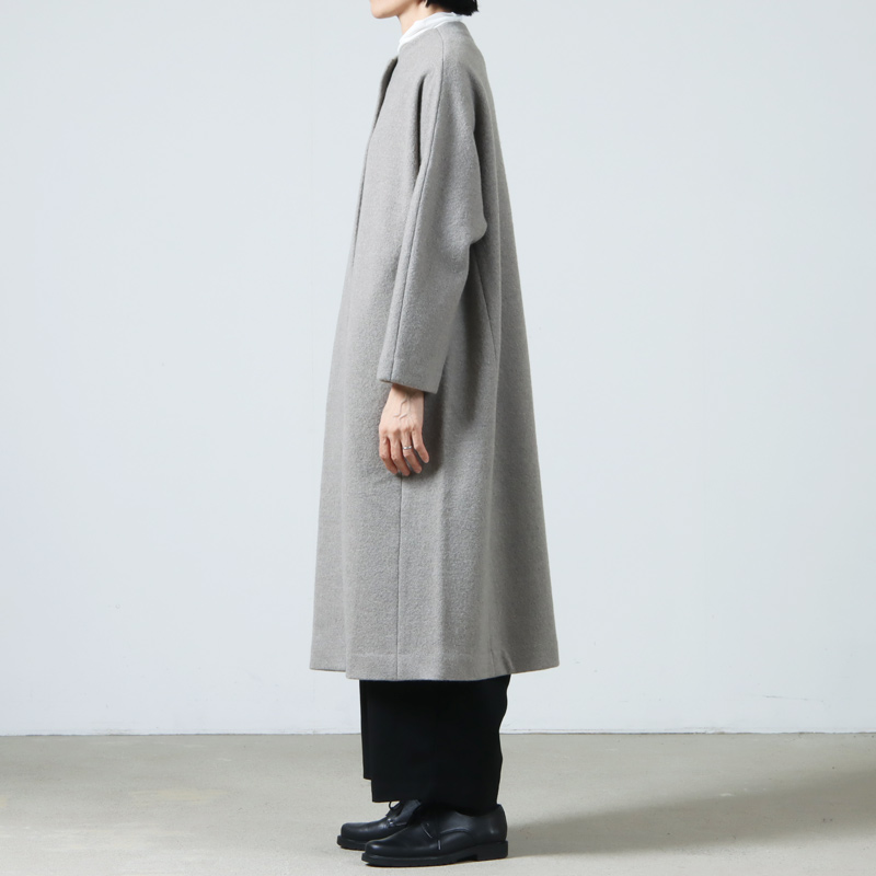 evameva(२) press wool long coat