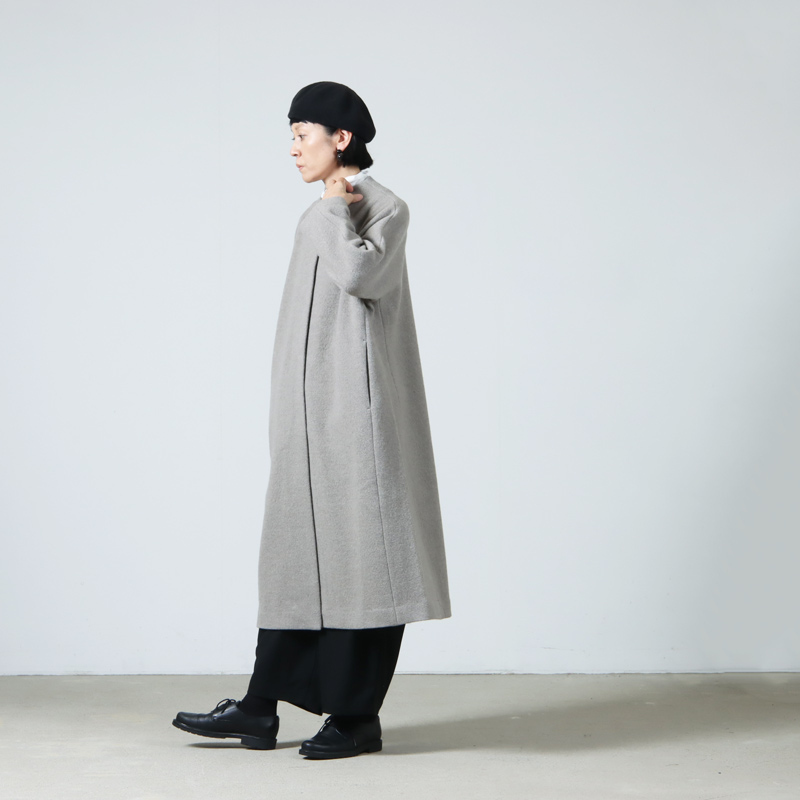 evameva(२) press wool long coat