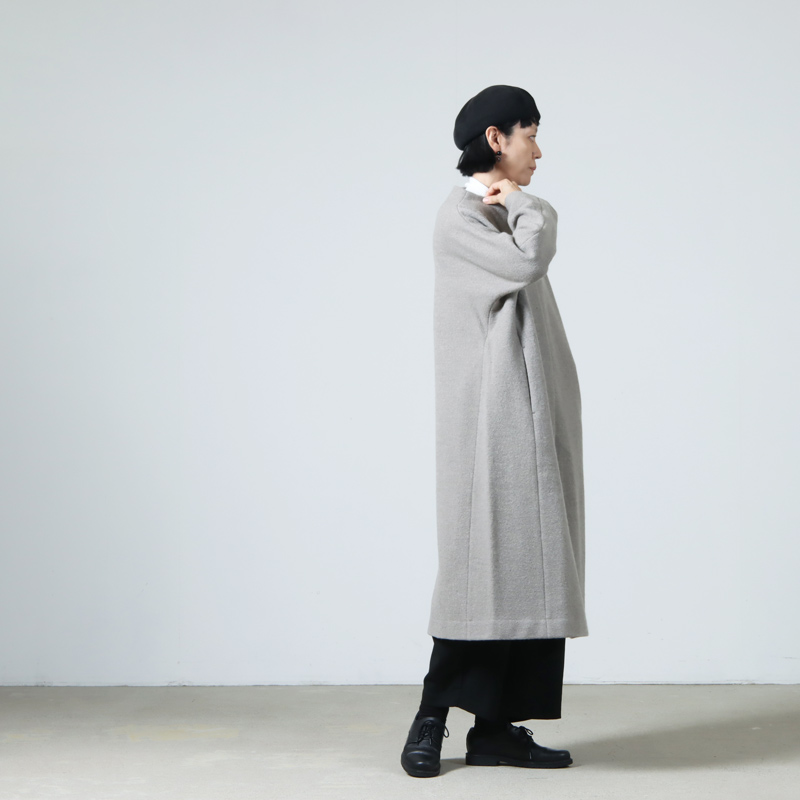 evameva(२) press wool long coat