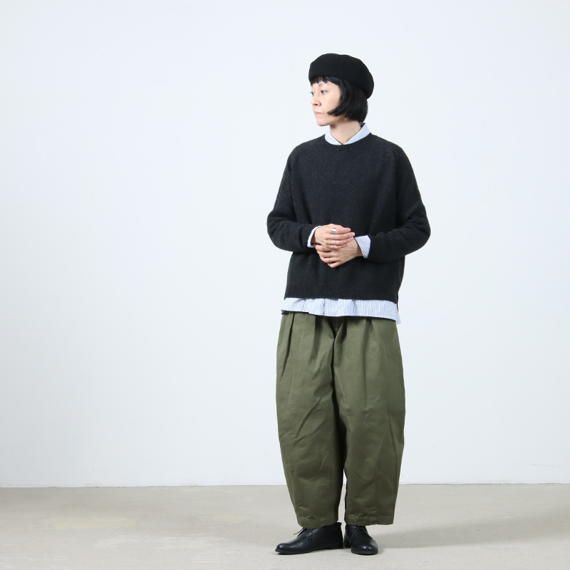 evameva(२) wool fox pullover