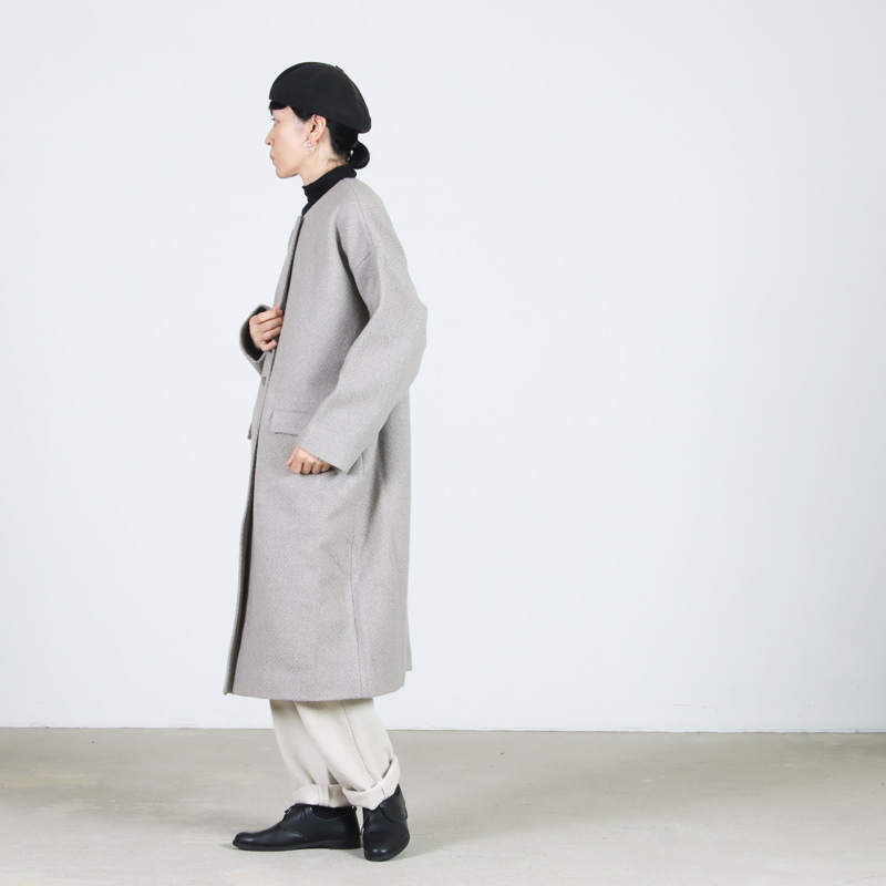 evameva(२) renew-wool long coat