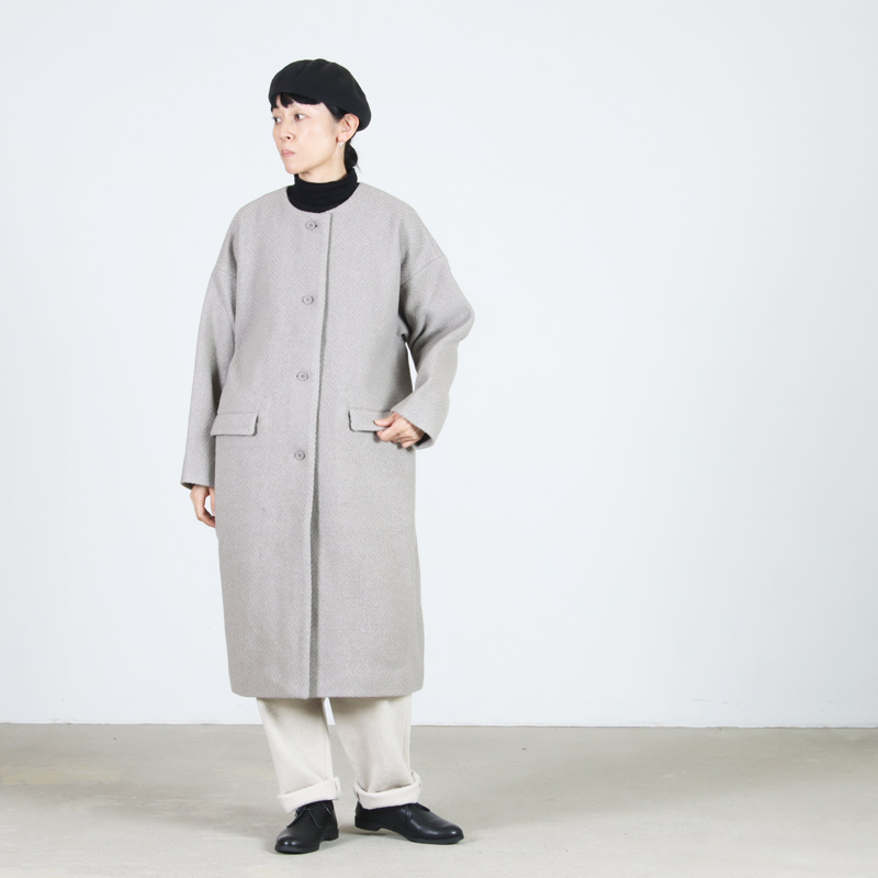 evameva(२) renew-wool long coat