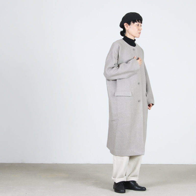 evameva(२) renew-wool long coat