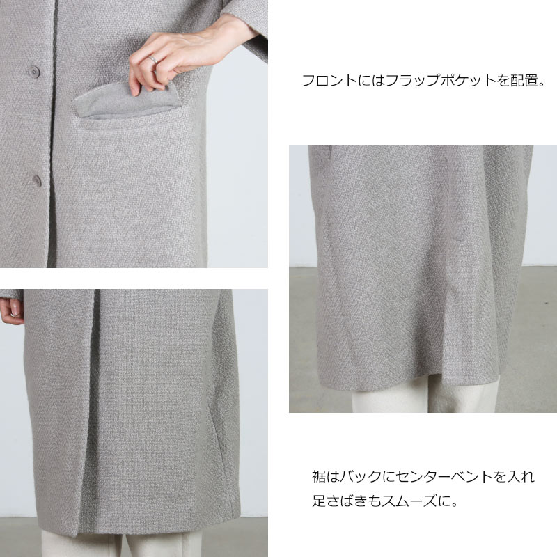 evameva(२) renew-wool long coat