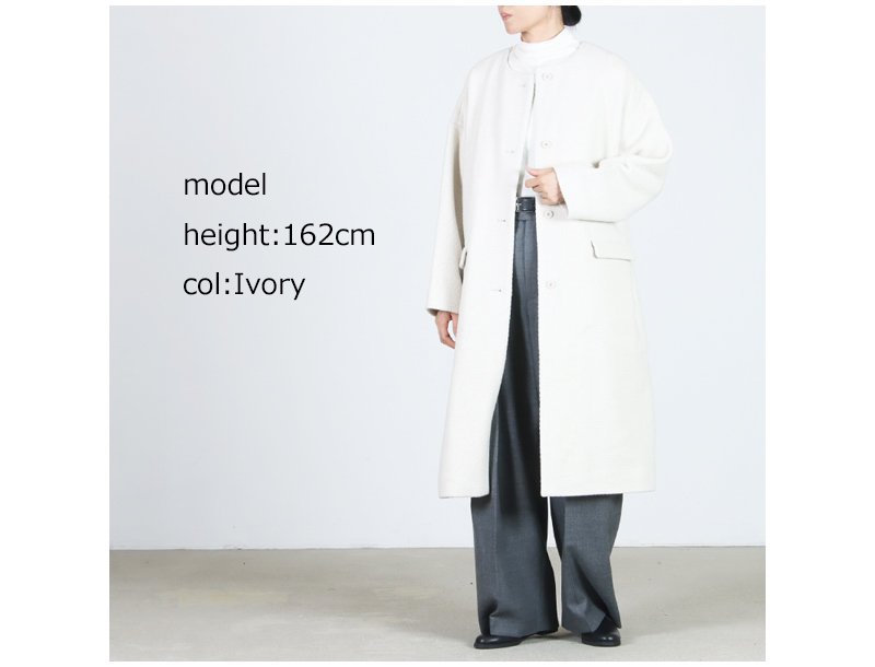 evameva(२) renew-wool long coat