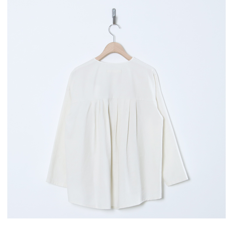 evameva(२) cotton wool no collar shirt