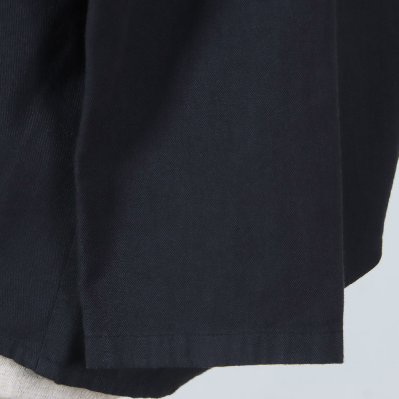 evameva(२) cotton wool no collar shirt