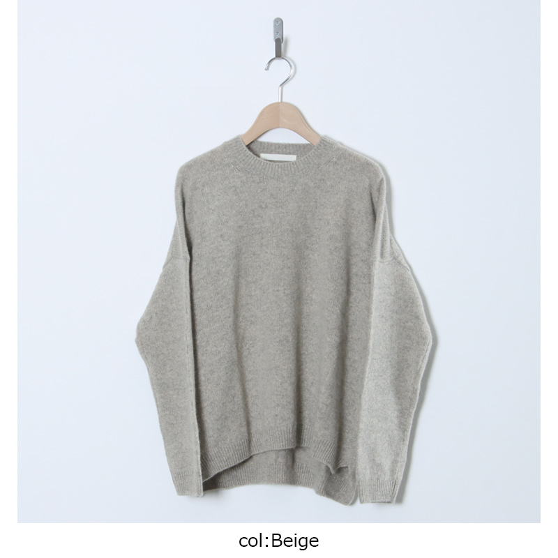 evameva (エヴァムエヴァ) wool fox pullover / ウールフォックスプル